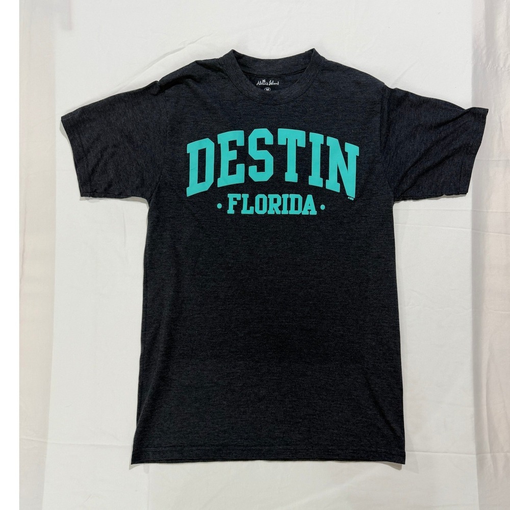 2020s  Alvin's Island Destin Florida Graphic T-Shirt Charcoal Gray Medium